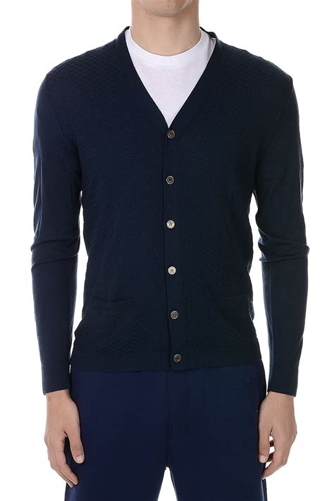 blue gucci mens sweater|gucci cardigan sweaters for men.